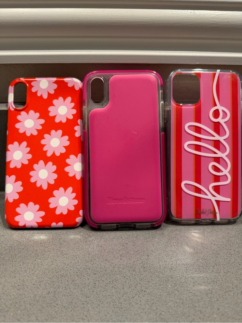 Set of 3 iPhone XR Pink Phone Case Bundle - Women's Protective Covers